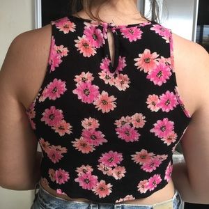 Floral crop top
